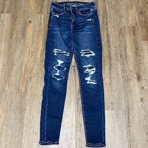 New American Eagle High rise jeggings size 2